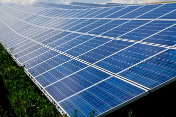 Bild einer Photovoltaikanlage Bild einer Photovoltaikanlage